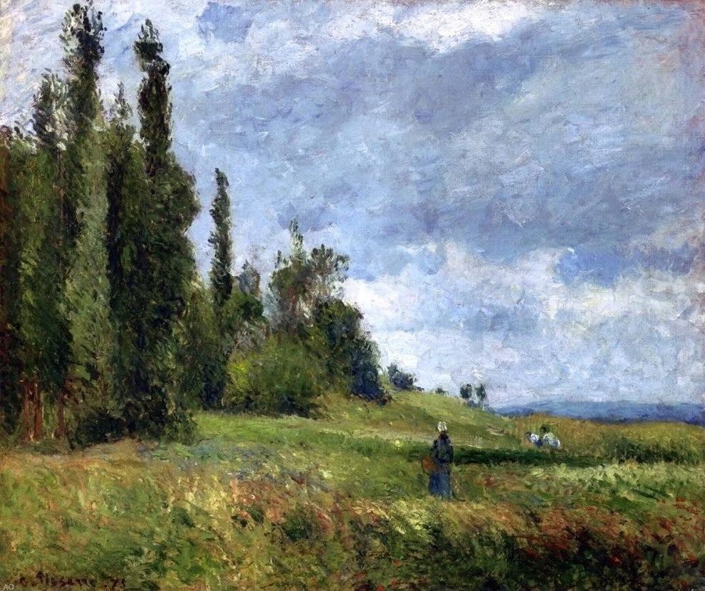 Camille Pissarro The Petit Bras of the Seine at Argenteuil Wall Decal