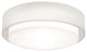 Sanibel 32" Medium Base Flush Mount, Linen White Shade