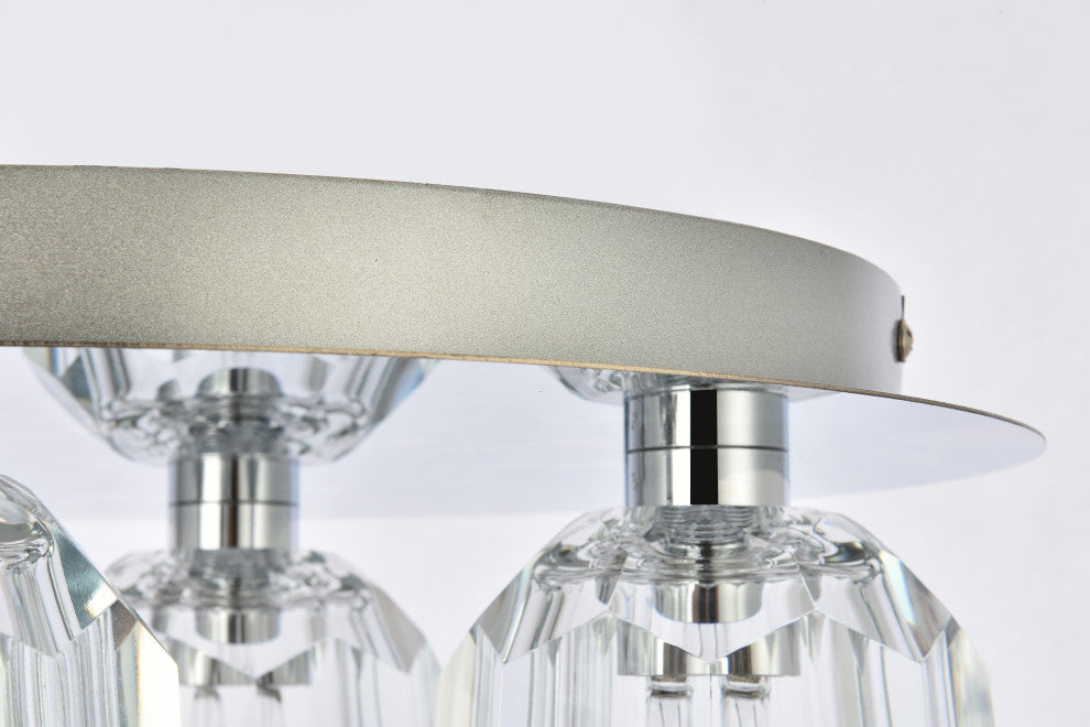 4 Light Ceiling Lamp, Chrome