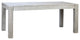 Inez White Wash Dining Table