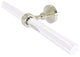 Pacific Grove 2 Arm Guest Towel Holder with Groovy Accents, Polished Nickel
