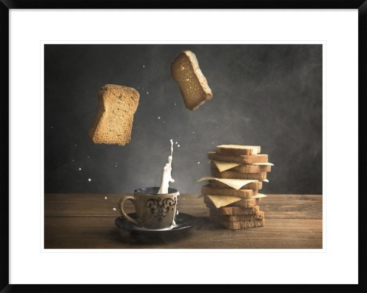 "Splash" Framed Digital Print by Ali Bader, 32x26"