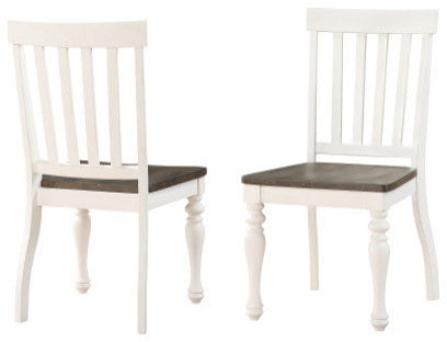 Joanna Two Tone Side Chair, Set of 2, Dining Chair