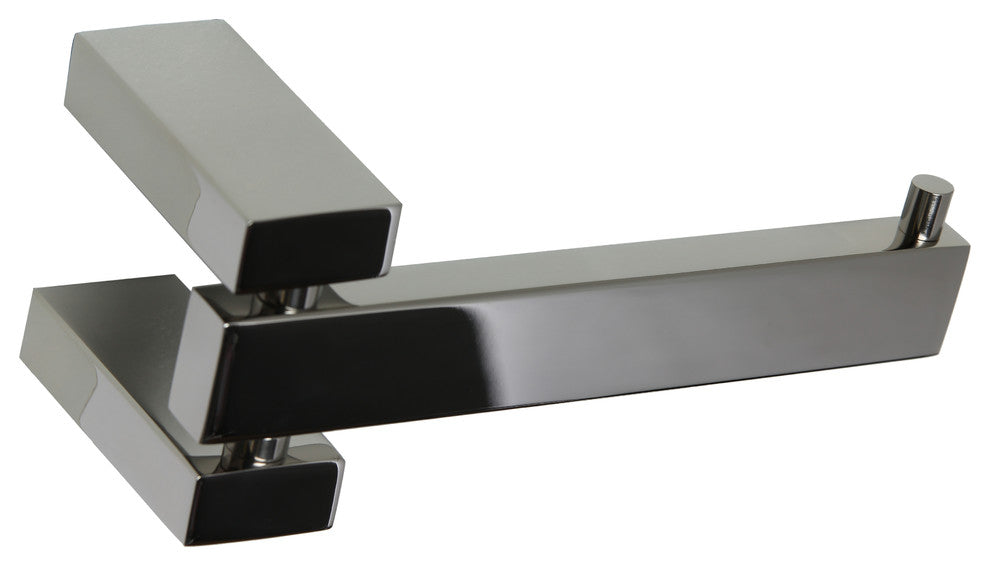 Enzo Stainless Steel Wall Mounted Adjustable Toilet Paper Holder, Chrome