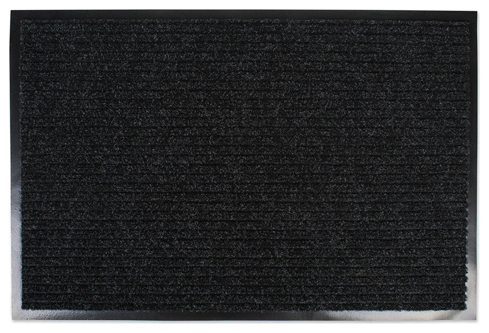 Charcoal Ribbed Walk Off Utility Mat 30"x48"
