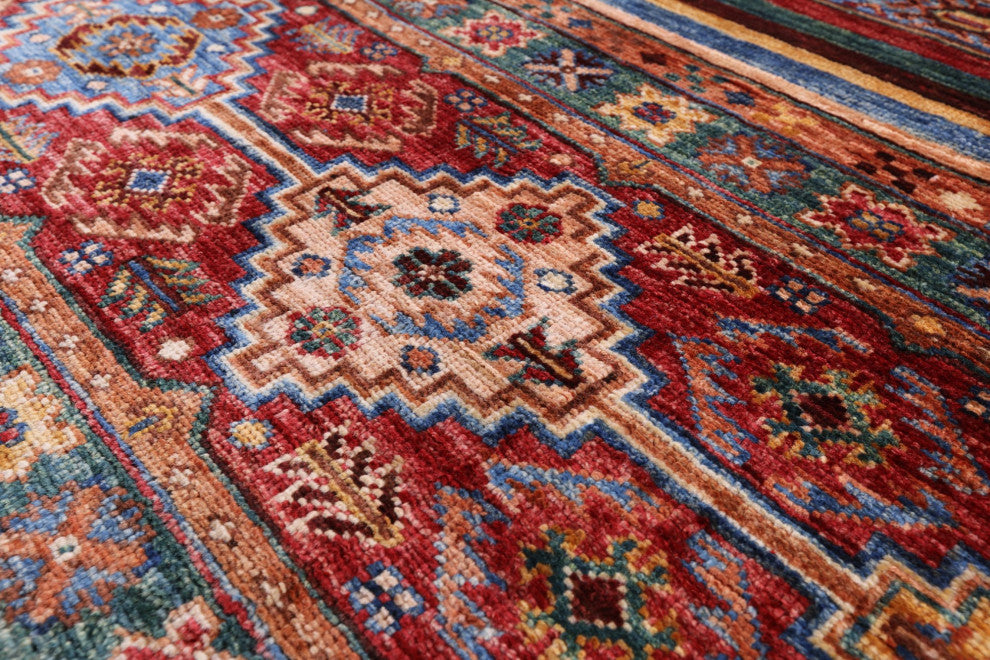 Khorjin Super Kazak Hand-Knotted Rug 3' 11" X 5' 9" Q5362