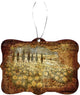 Orchard Fragment From The Past Design Rectangle Christmas Tree Ornament