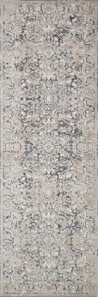 Lucia Rug, Gray and Mist, Gray/Mist, 2'8"x14'