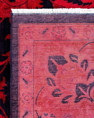 Overdyed, One-of-a-Kind Hand-Knotted Area Rug Pink, 8'3"x10'1"