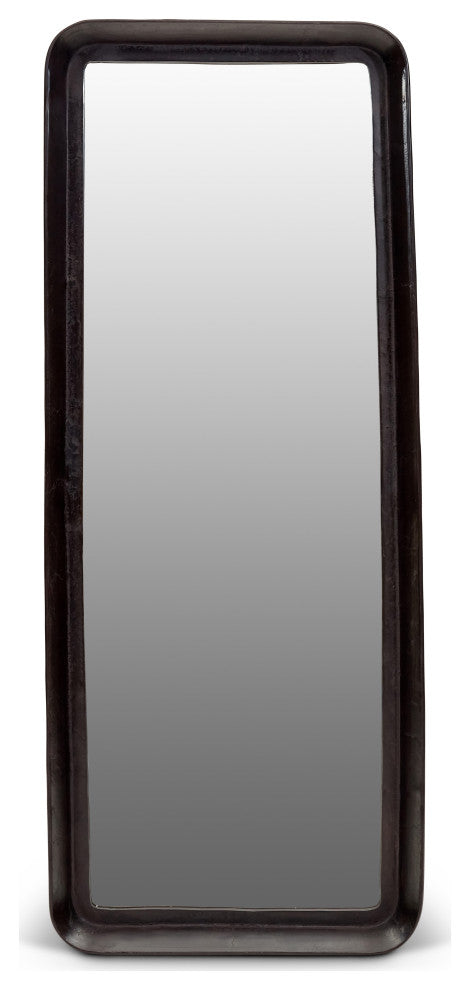 Vinod Wall Mirror, Raw Bronze
