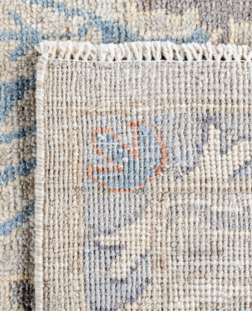 Oushak One-of-a-Kind Hand-Knotted Area Rug Light Gray, 8'1" x 10'0"