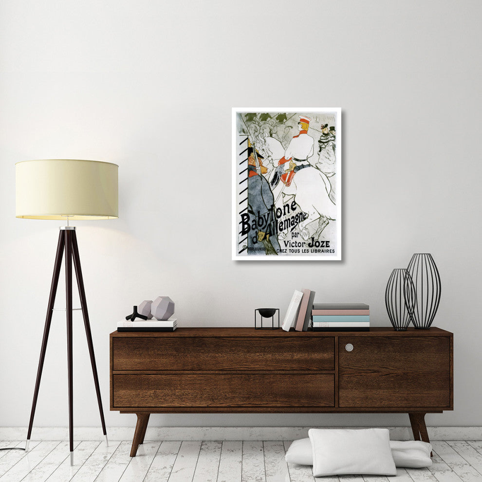 "Babylone d"™Allemagne" Digital Paper Print by Henri Toulouse-Lautrec, 27"x38"