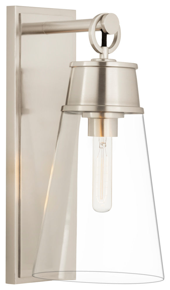 Z-LITE 2300-1SL-BN 1 Light Wall Sconce, Brushed Nickel