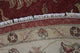 Chobhi Hand-Knotted Rug, Red/Ivory, 9"x9"