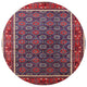 Ahgly Company Indoor Round Mid-Century Modern Area Rugs, 7' Round