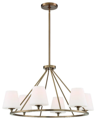 Keenan 6 Light Vibrant Gold Chandelier