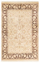 Eclectic, One-of-a-Kind Hand-Knotted Area Rug Ivory, 4' 2 x 6' 2