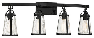 Albany 4-Light Black Bath Bar