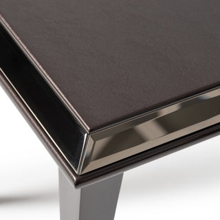 Lousanne Side Table Glossy Mocha Sand