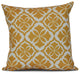 Ceylon, Geometric Print Pillow, Gold, 18"x18"