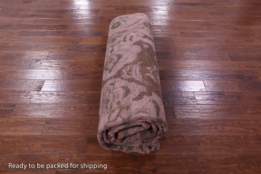 8' 10" X 12' 0" Overdyed Full Pile Handmade Wool Rug - WR2245