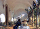 John Singer Sargent Breakfast in the Loggia, 21"x28" Gallery Wrapped Canvas