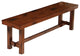 6-Piece Wood Dining Set - Distressed Dark Oak