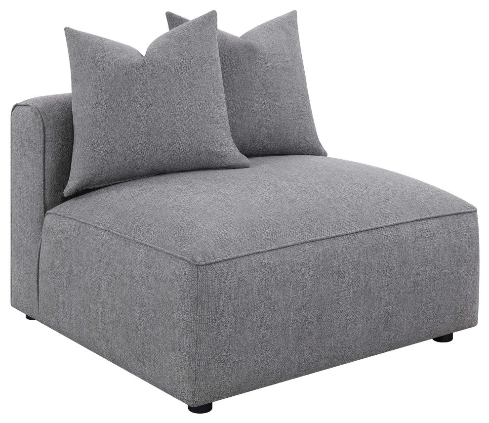 Jennifer 6-piece Upholstered Modular Sectional Grey