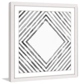 "Square in Depth" Framed Art Print