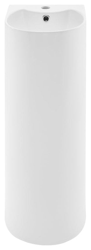 Swiss Madison Sublime Rounded Basin Pedestal sink