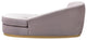 Adele Blush Velvet Chaise - Blush