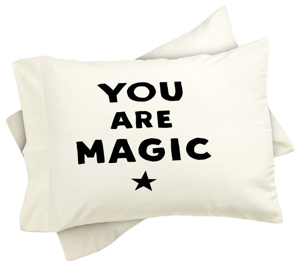 Little Arrow Design Co You Are Magic Monochrome Duvet Cover Set, King