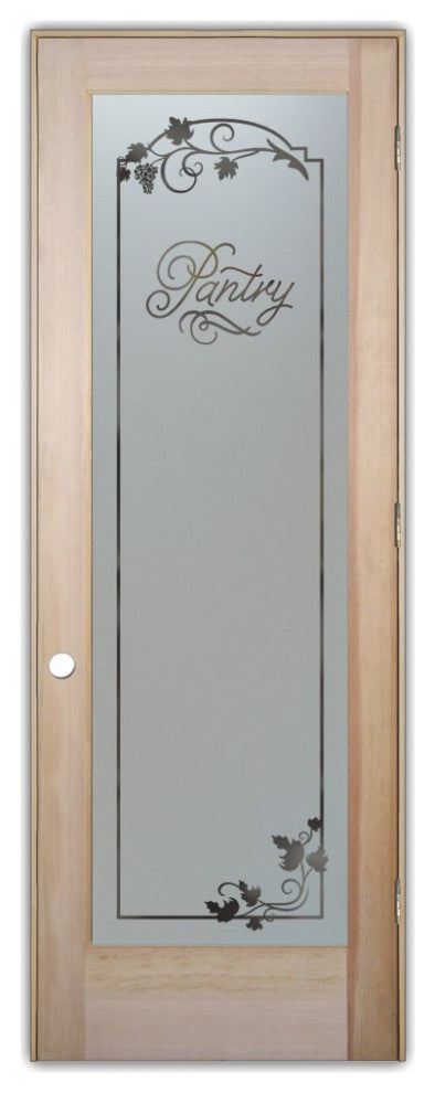 Pantry Door - Grape Ivy Melany - Douglas Fir (stain grade) - 30" x 96" -...