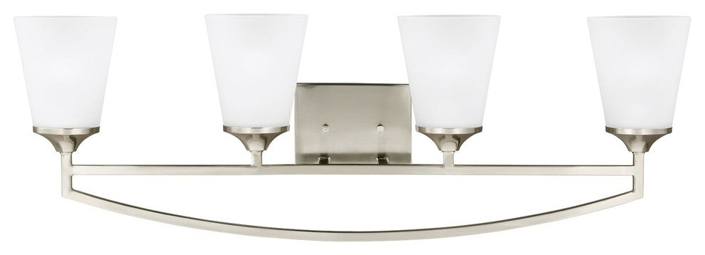 Generation Lighting Lighting 4-Light Wall/ Bath, Brushed Nickel