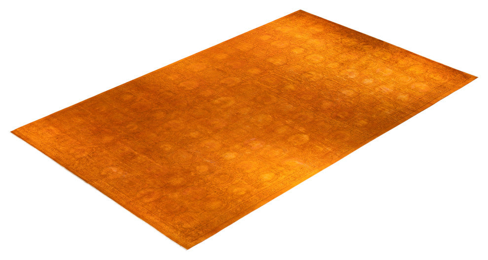 Vibrance, One-of-a-Kind Handmade Area Rug Orange, 19'7"x11'10"