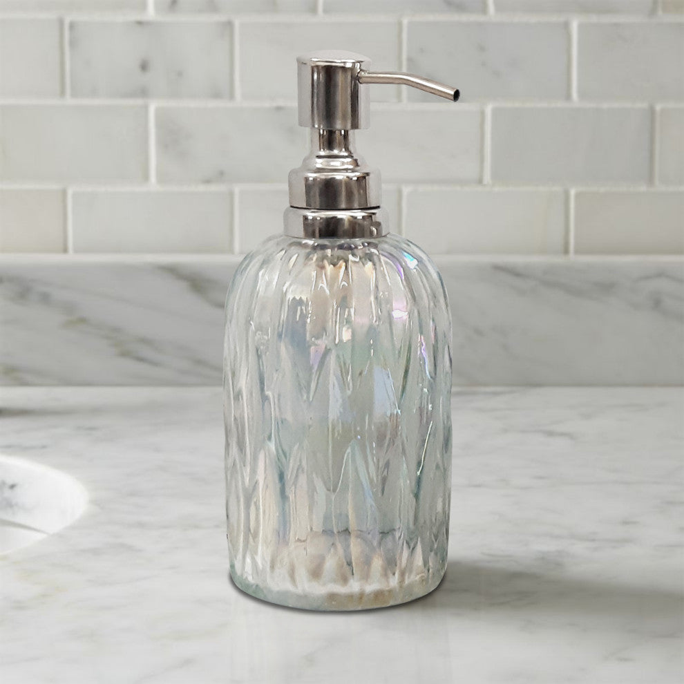 nu steel GlACier Rainbow Collection Soap Lotion Pump