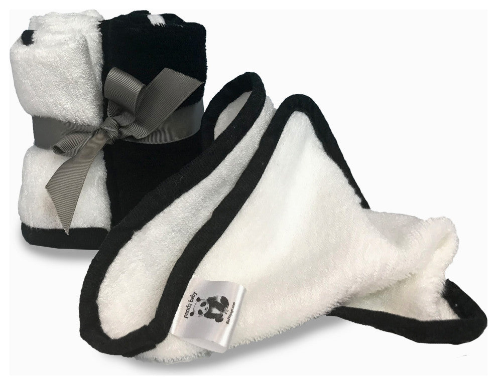 Panda Baby Rayon Viscose Bamboo Baby Washcloth 6pk