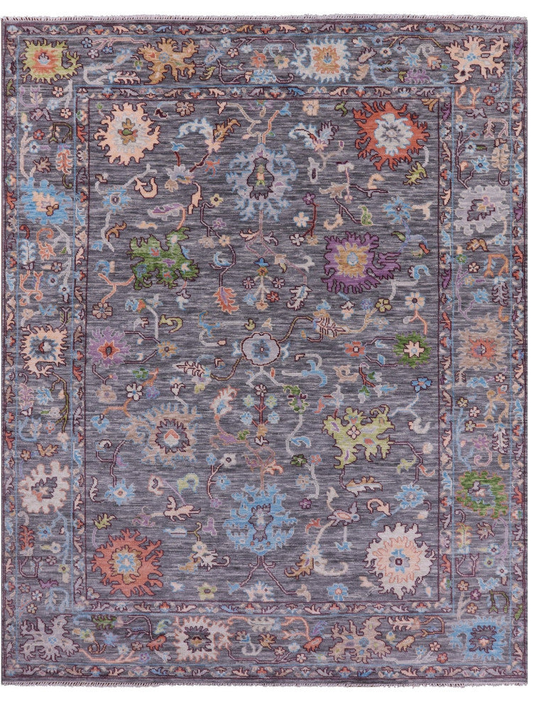 Handmade Turkish Oushak Wool Rug 9' 4" X 12' 0" - Q15689