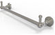 Dottingham 18" Towel Bar with Integrated Hooks, Satin Nickel