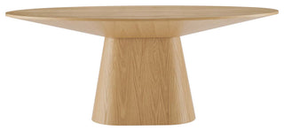Provision 75" Oval Dining Table, Oak