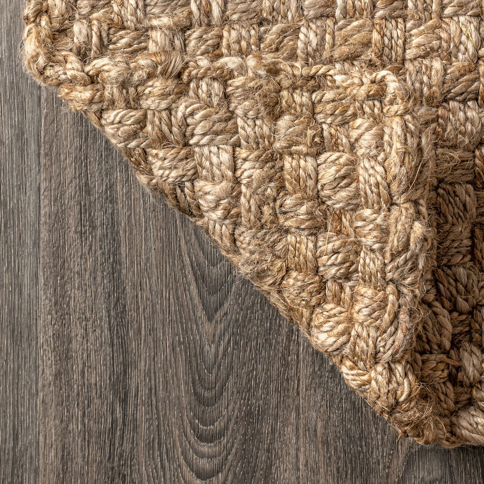 Estera Hand Woven Boucle Area Rug, 8 X 10