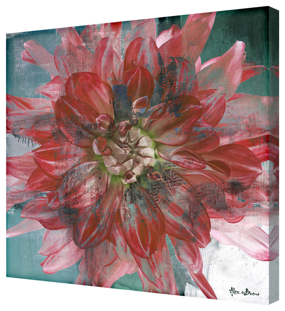 Painted Petals XXXI Canvas Wall Art 4-Piece Set