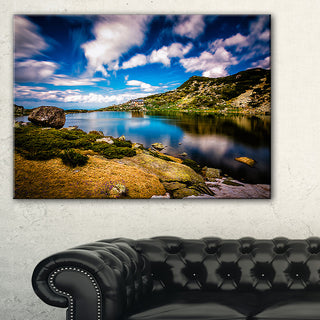 "Long View of Seven Rila Lakes" Canvas Print