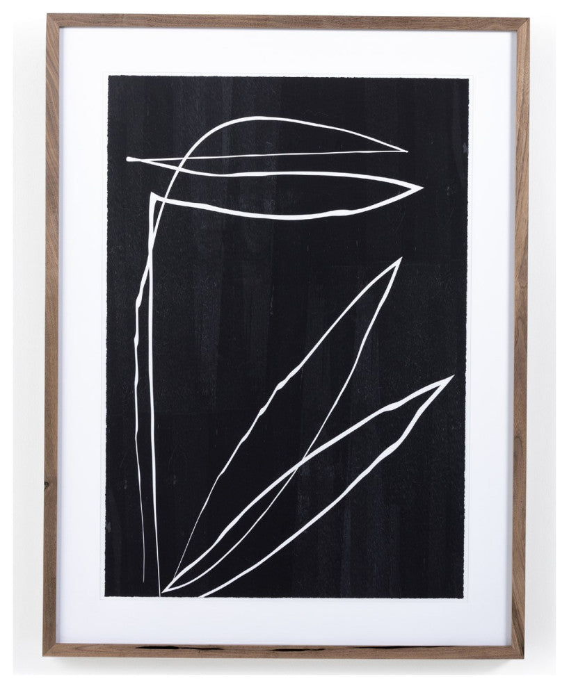 Abstract Botanic Line Drawing Roseanne