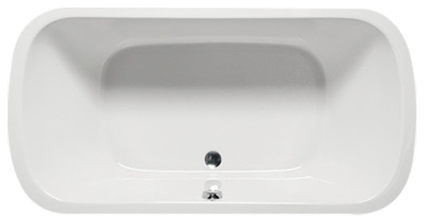 Malibu Placencia Rectangle Soaking Bathtub 66x36x23 Biscuit