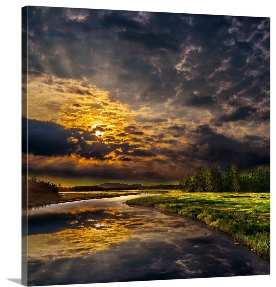 "Fantasy" Wrapped Canvas Art Print, 20"x20"x1.5"
