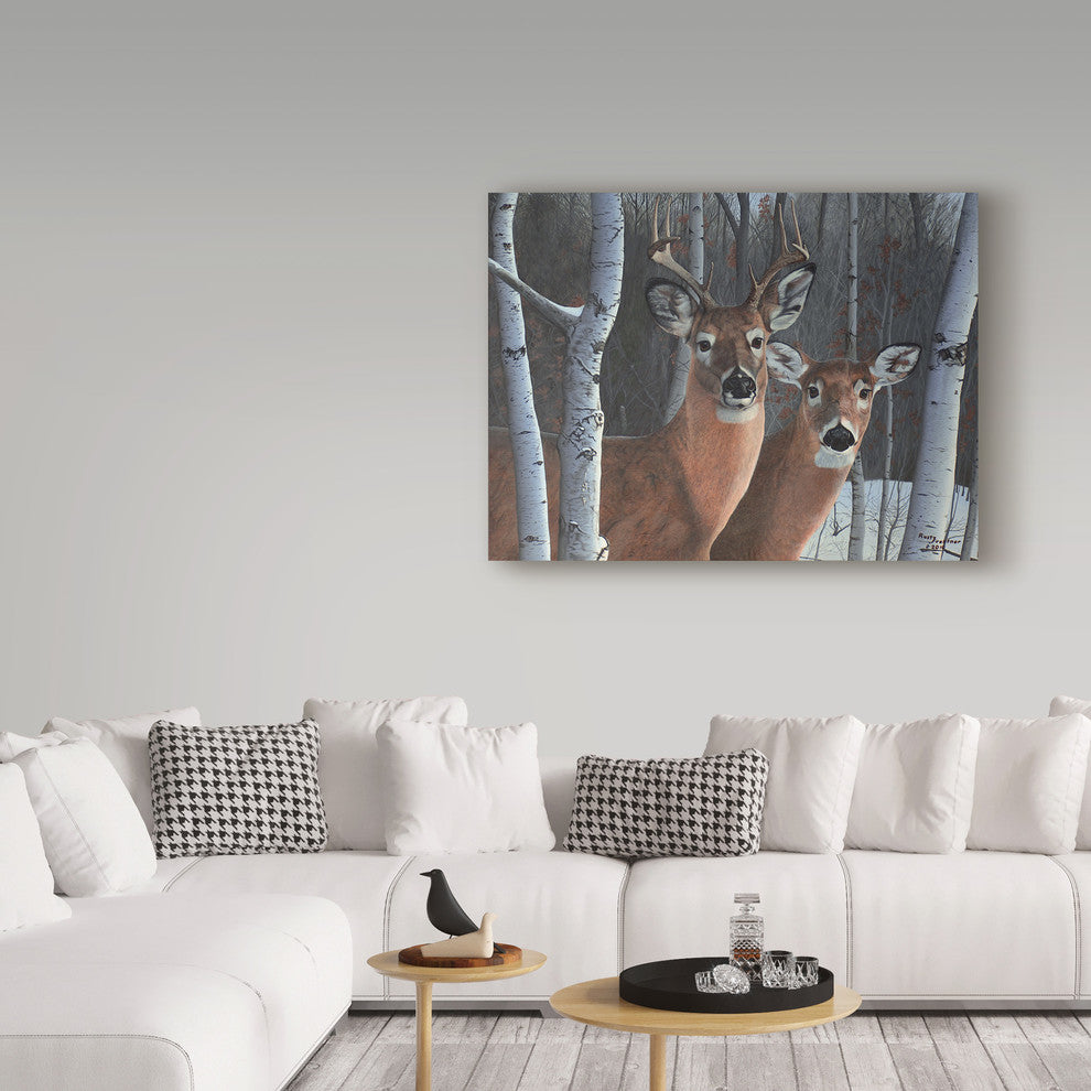 Rusty Frentner 'Deer Magic' Canvas Art, 47"x35"