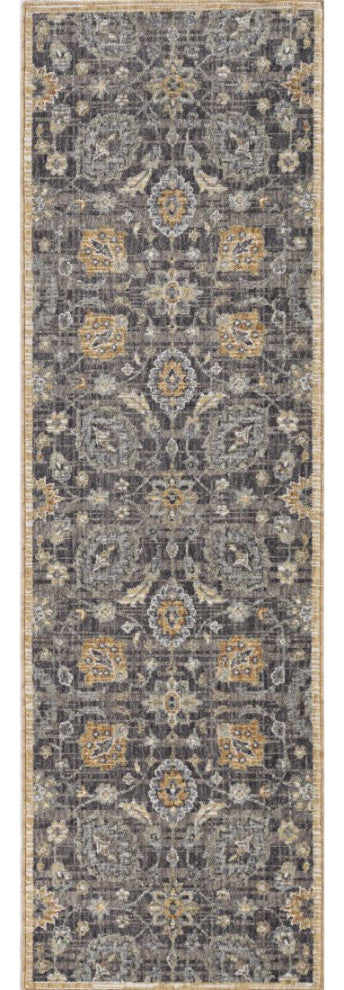 KAS Ria 6823 Taupe Morris Area Rug, 2'3"x7'6" Runner