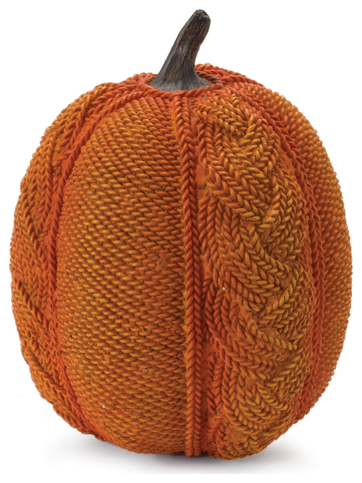 Woven Sweater Design Pumpkin, Set of 2