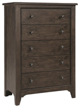 Taylor 5-Drawer Wood Chest, River Rock